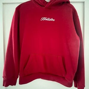 Hollister Red Pullover Hoodie